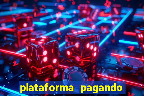 plataforma pagando fortune tiger